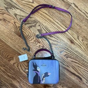NWT Coach Disney Maleficent Box Crossbody